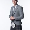 Lomond Grey Tweed Kilt Jacket and Waistcoat 3